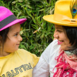 Collage con los niños y niñas de 5to grado del Taborin